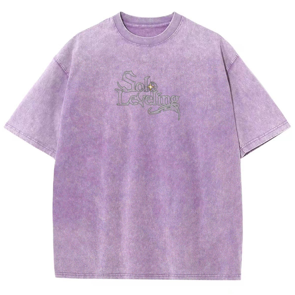 solo leveling Unisex Fit Washed T-Shirt 2502007607