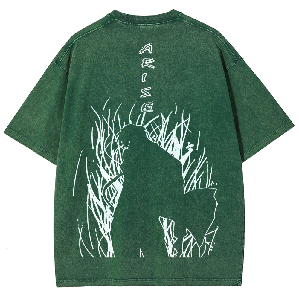 solo leveling Unisex Fit Washed T-Shirt 2502007607