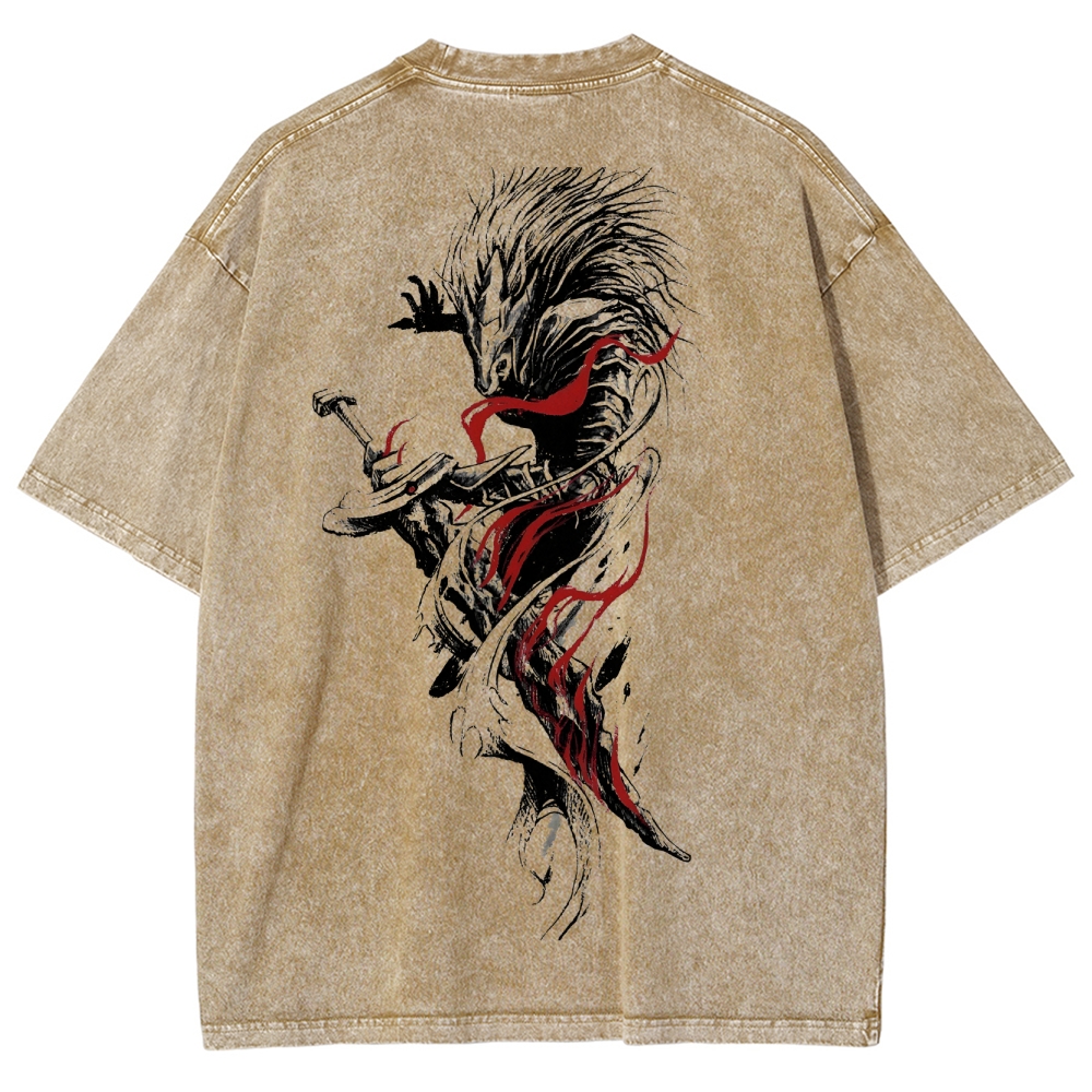 Elden Ring Elden Ring Unisex Fit Washed T-Shirt 2502008144