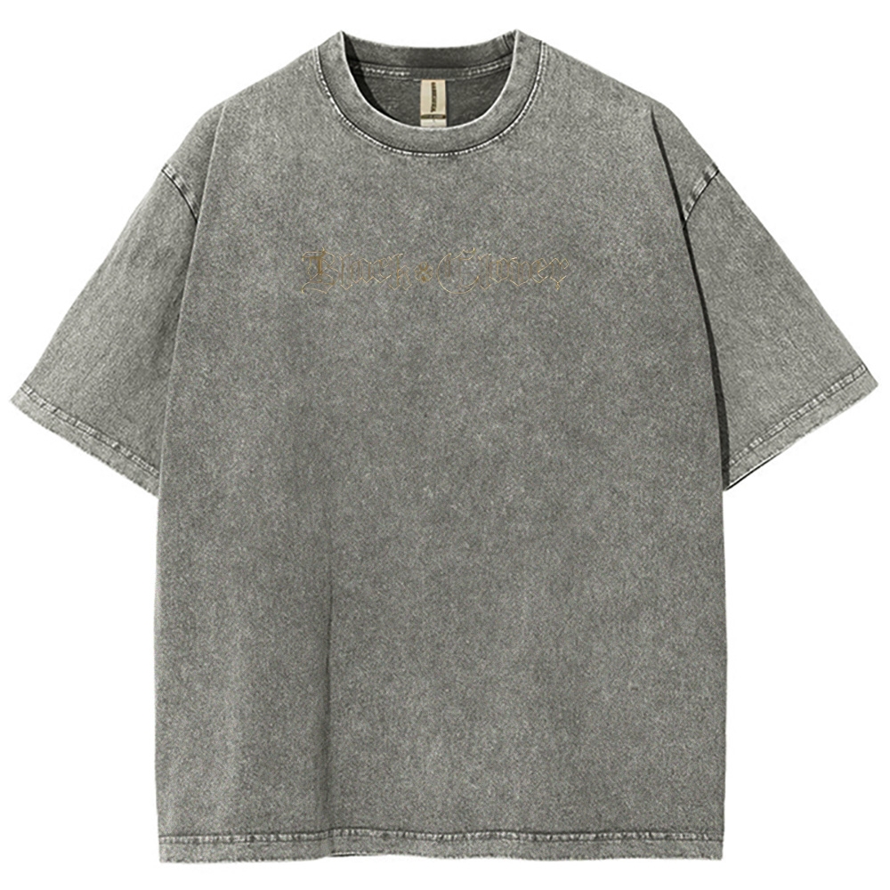 BLACK CLOVER Unisex Fit Washed T-Shirt 2502008147