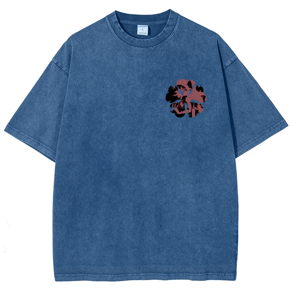 BLACK CLOVER Unisex Fit Washed T-Shirt 2502008152