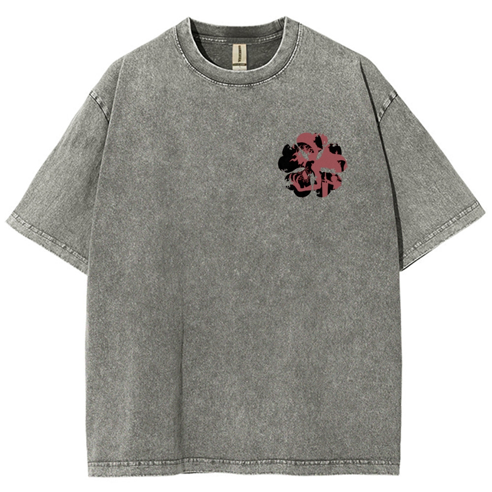 BLACK CLOVER Unisex Fit Washed T-Shirt 2502008152