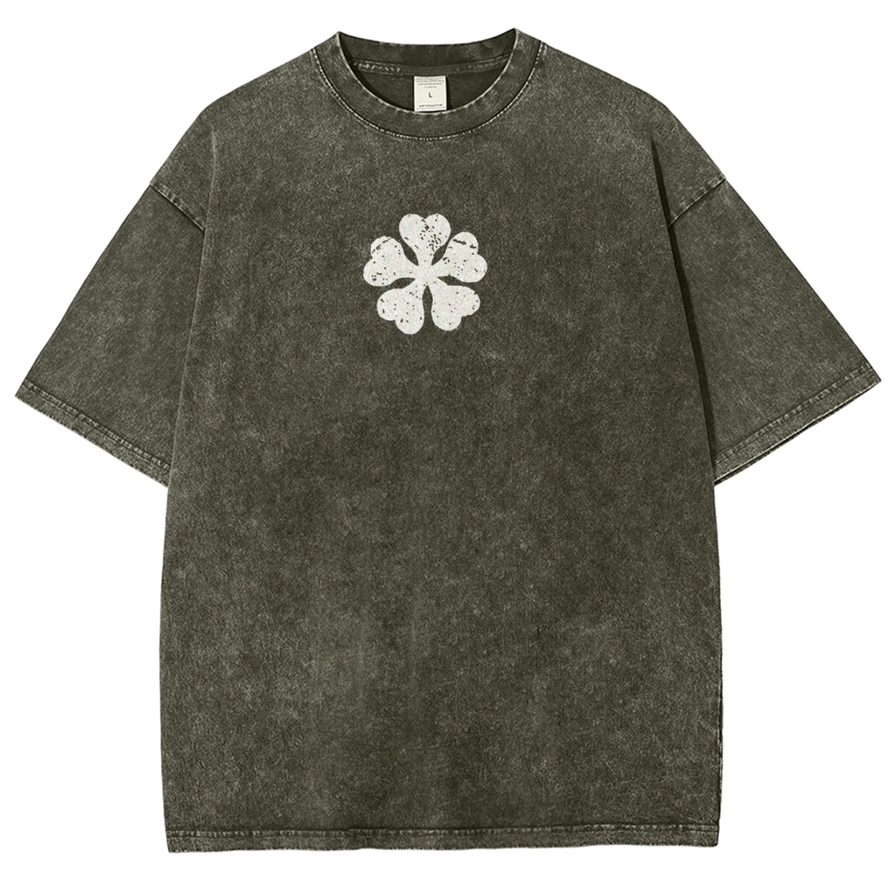 BLACK CLOVER Unisex Fit Washed T-Shirt 2502008168