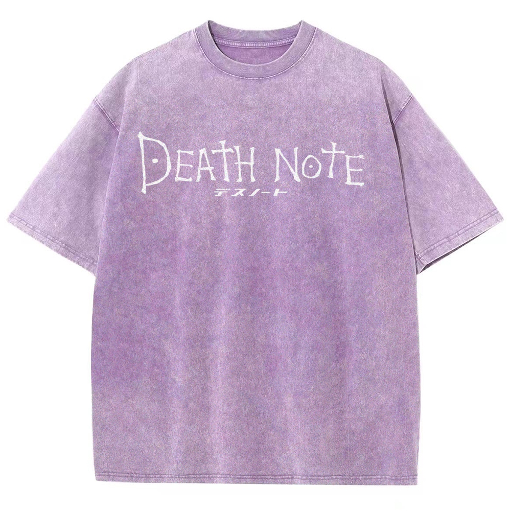 Death Note The Deadly Notebook Oversized Vintage T-Shirt