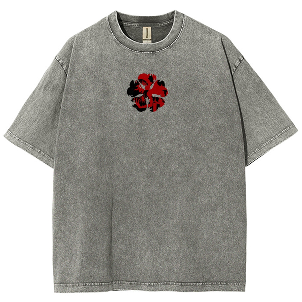 BLACK CLOVER Unisex Fit Washed T-Shirt 2502008172