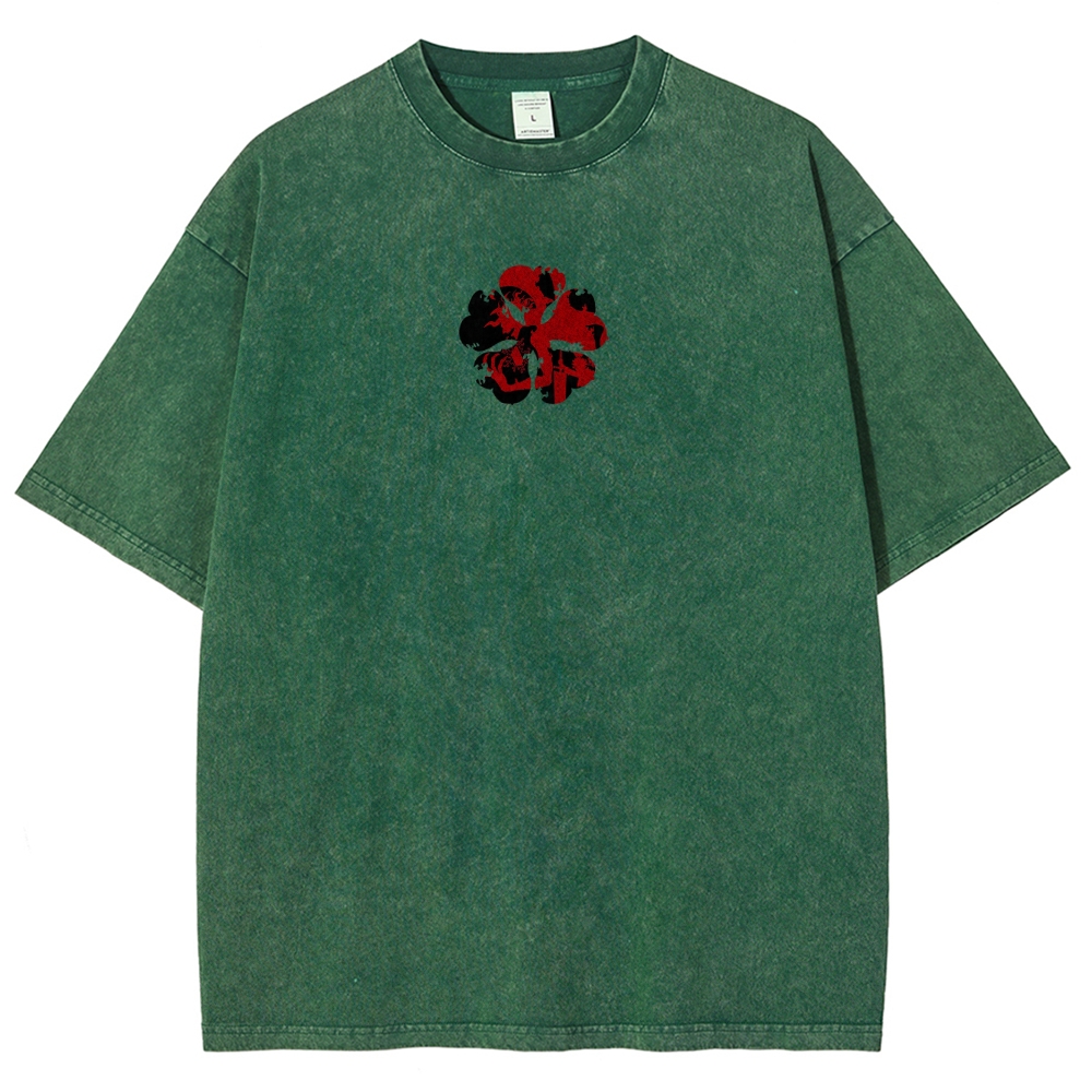 BLACK CLOVER Unisex Fit Washed T-Shirt 2502008172