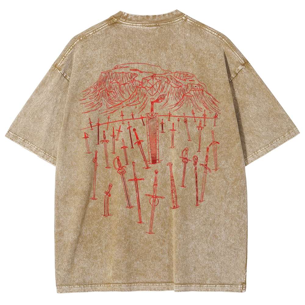 Berserk Unisex Fit Washed T-Shirt 250207203