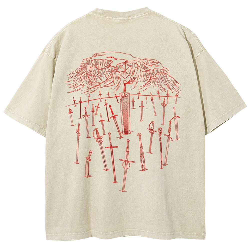 Berserk Unisex Fit Washed T-Shirt 250207203