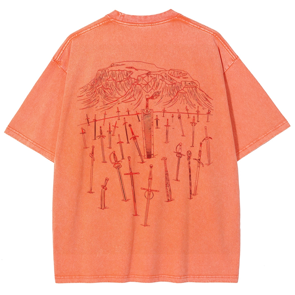 Berserk Unisex Fit Washed T-Shirt 250207203