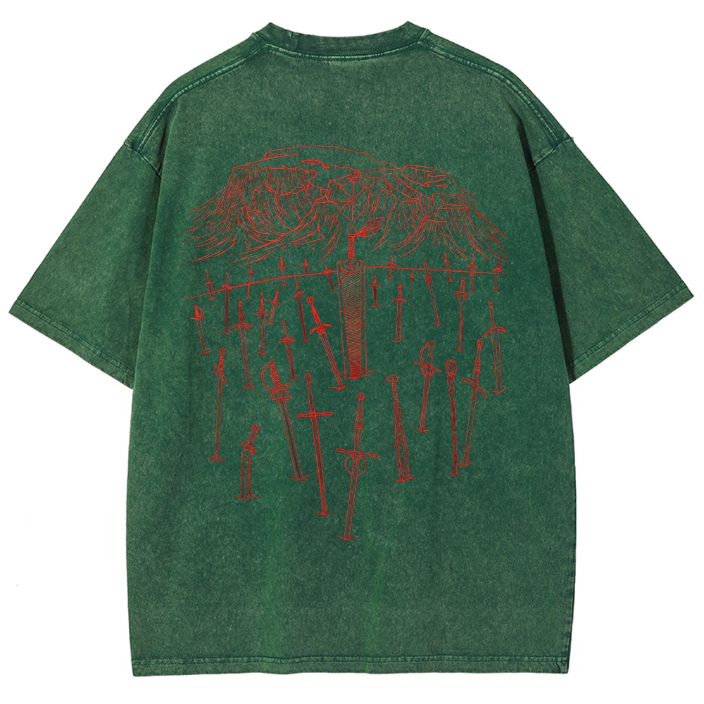 Berserk Unisex Fit Washed T-Shirt 250207203