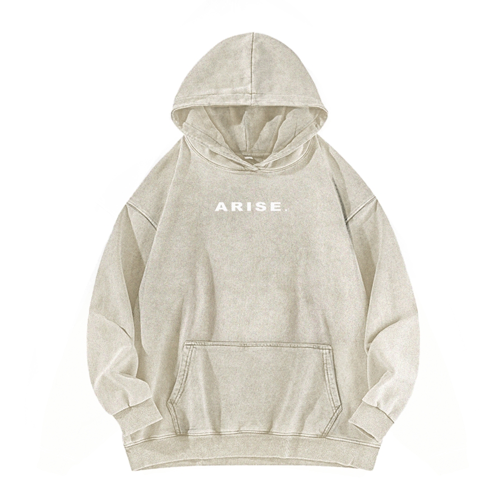 Casual Washed Hoodie