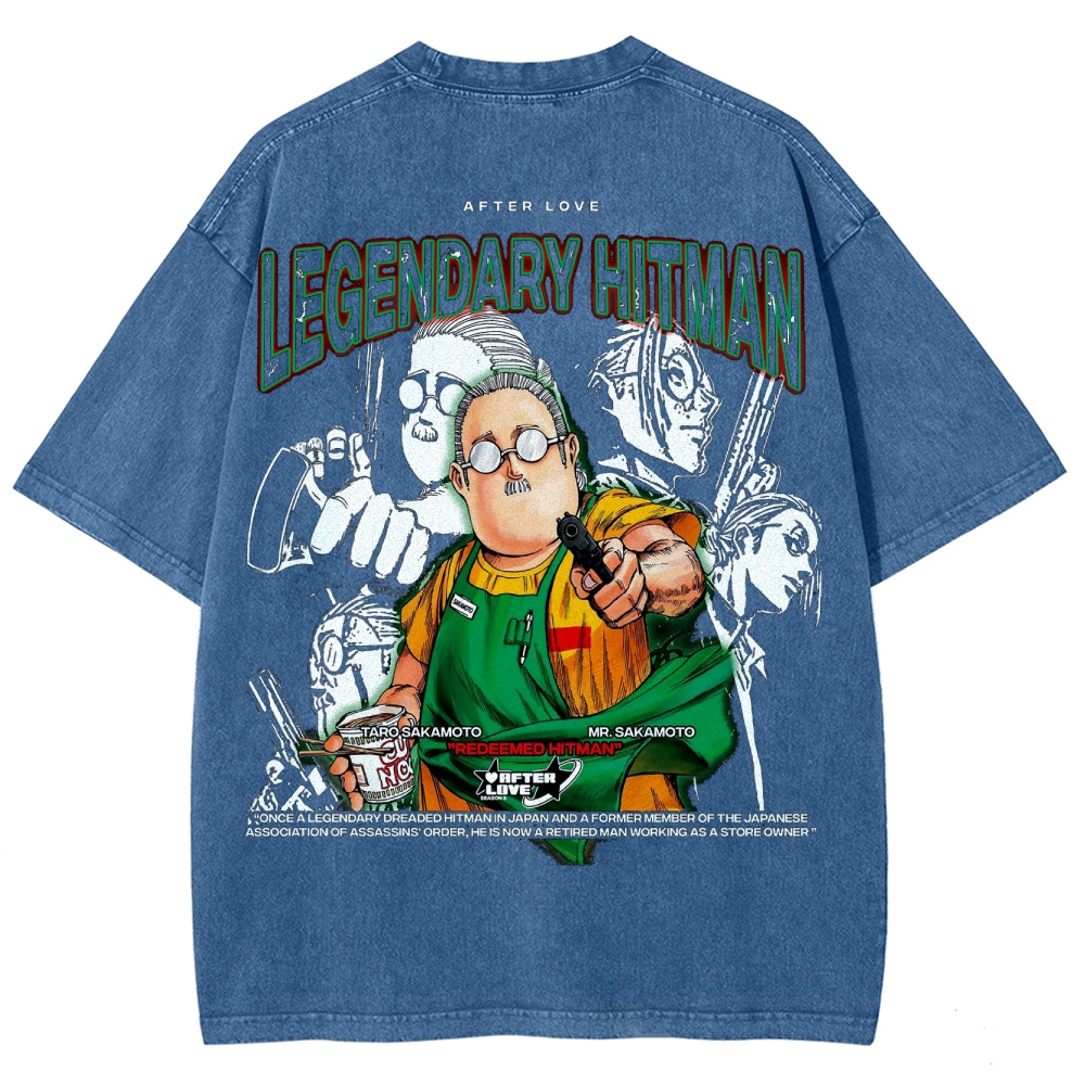 Sakamoto days Unisex Fit Washed T-Shirt 2502009421