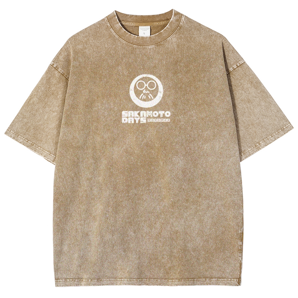 Sakamoto days Unisex Fit Washed T-Shirt 2502009421