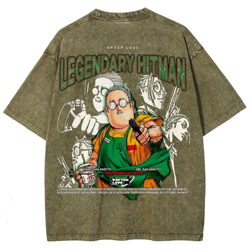 Sakamoto days Unisex Fit Washed T-Shirt 2502009421