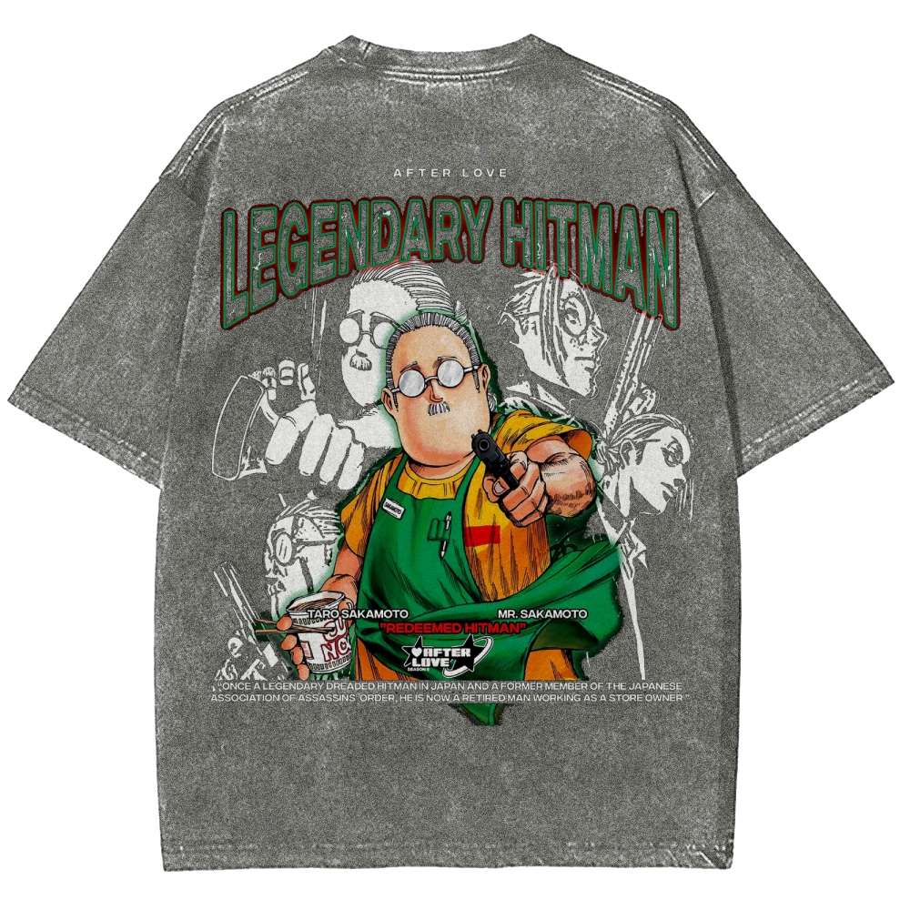 Sakamoto days Unisex Fit Washed T-Shirt 2502009421