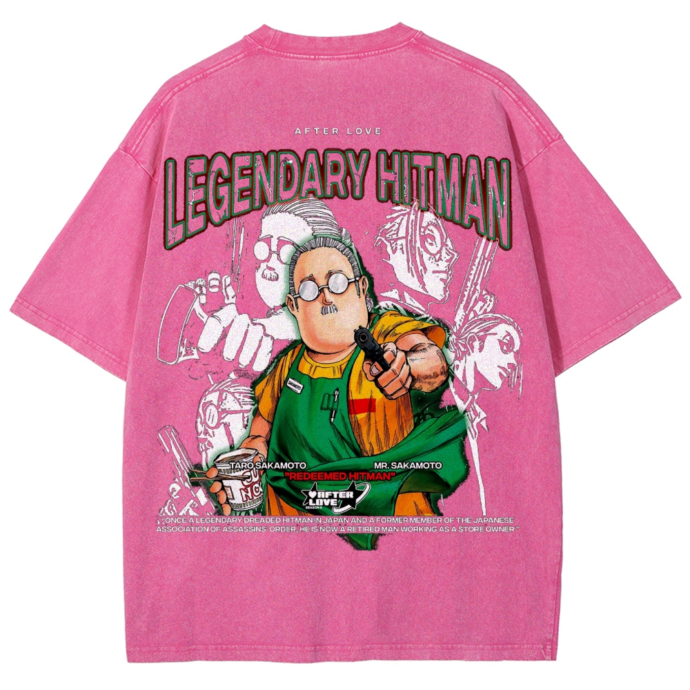 Sakamoto days Unisex Fit Washed T-Shirt 2502009421