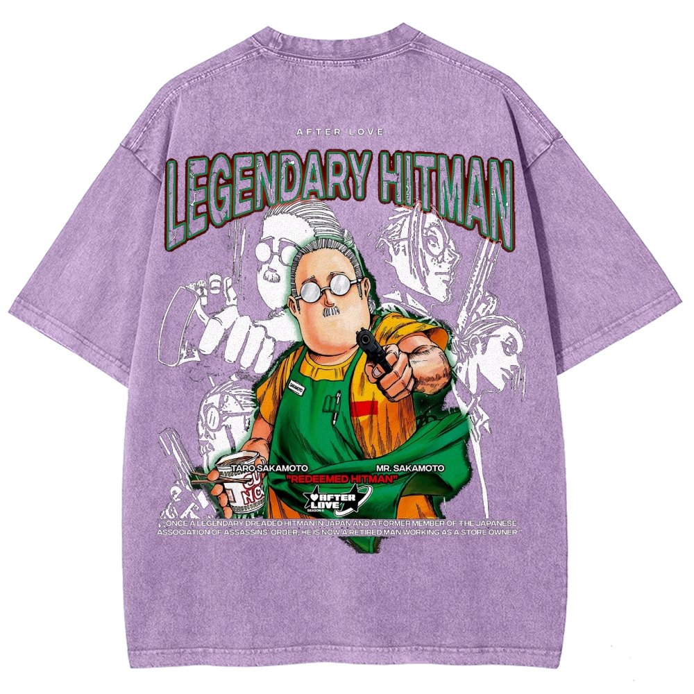 Sakamoto days Unisex Fit Washed T-Shirt 2502009421