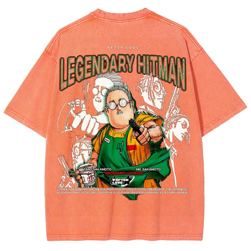 Sakamoto days Unisex Fit Washed T-Shirt 2502009421