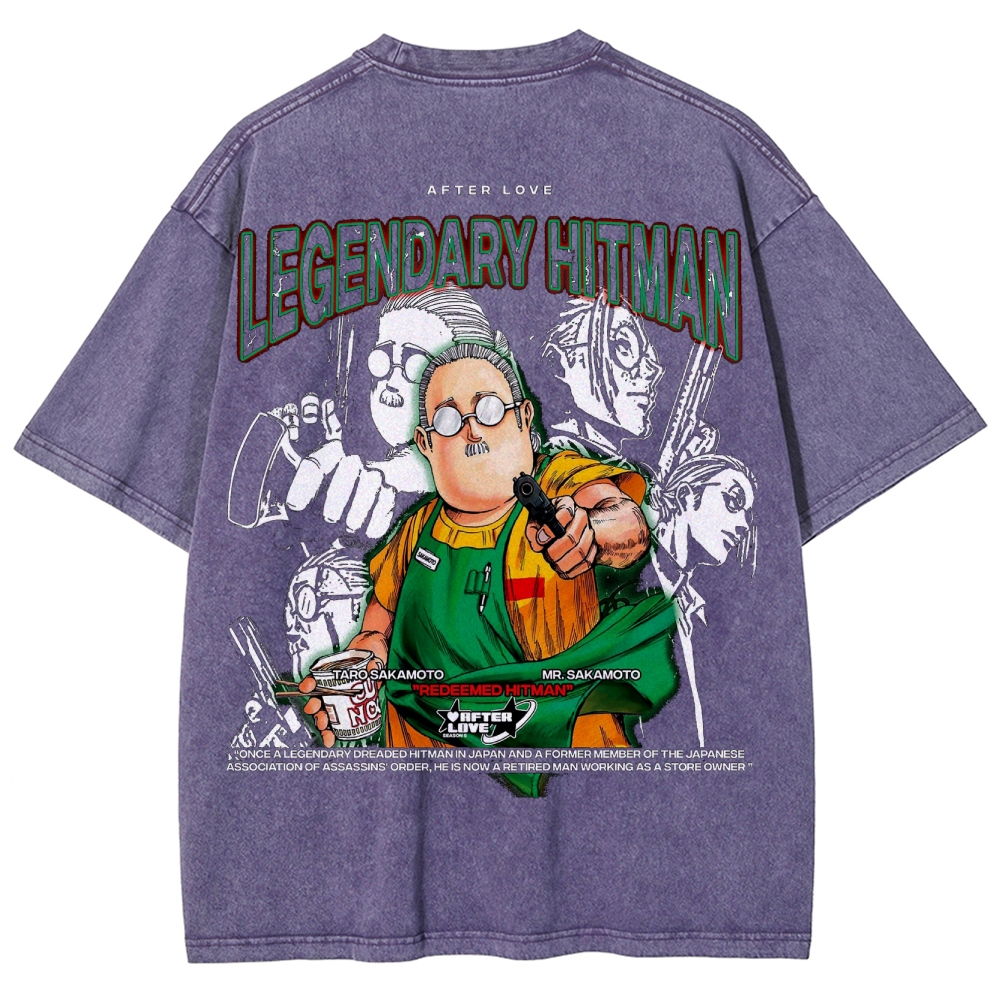 Sakamoto days Unisex Fit Washed T-Shirt 2502009421