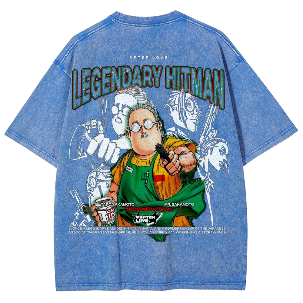 Sakamoto days Unisex Fit Washed T-Shirt 2502009421