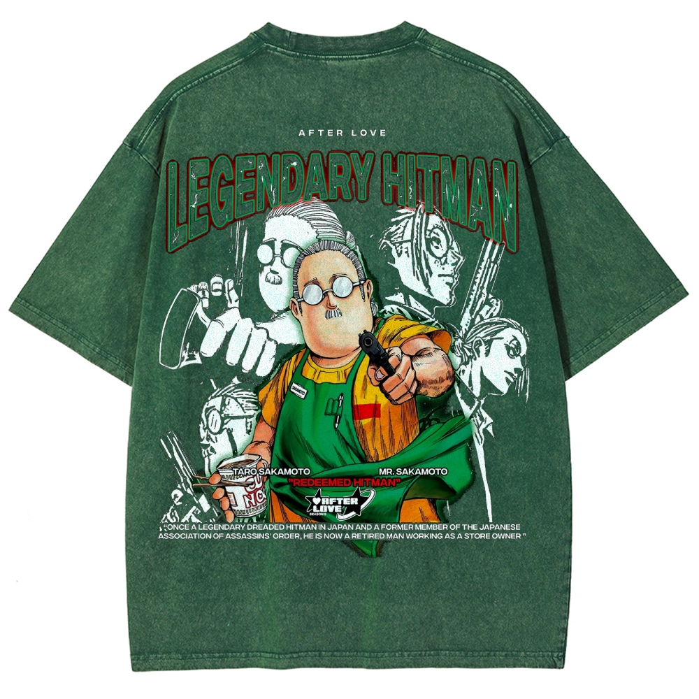 Sakamoto days Unisex Fit Washed T-Shirt 2502009421