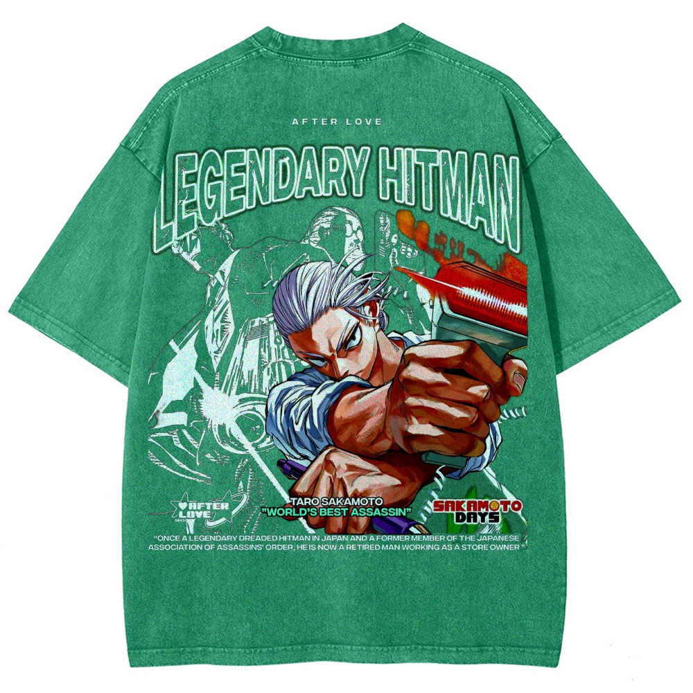 Sakamoto days Unisex Fit Washed T-Shirt 2502009423