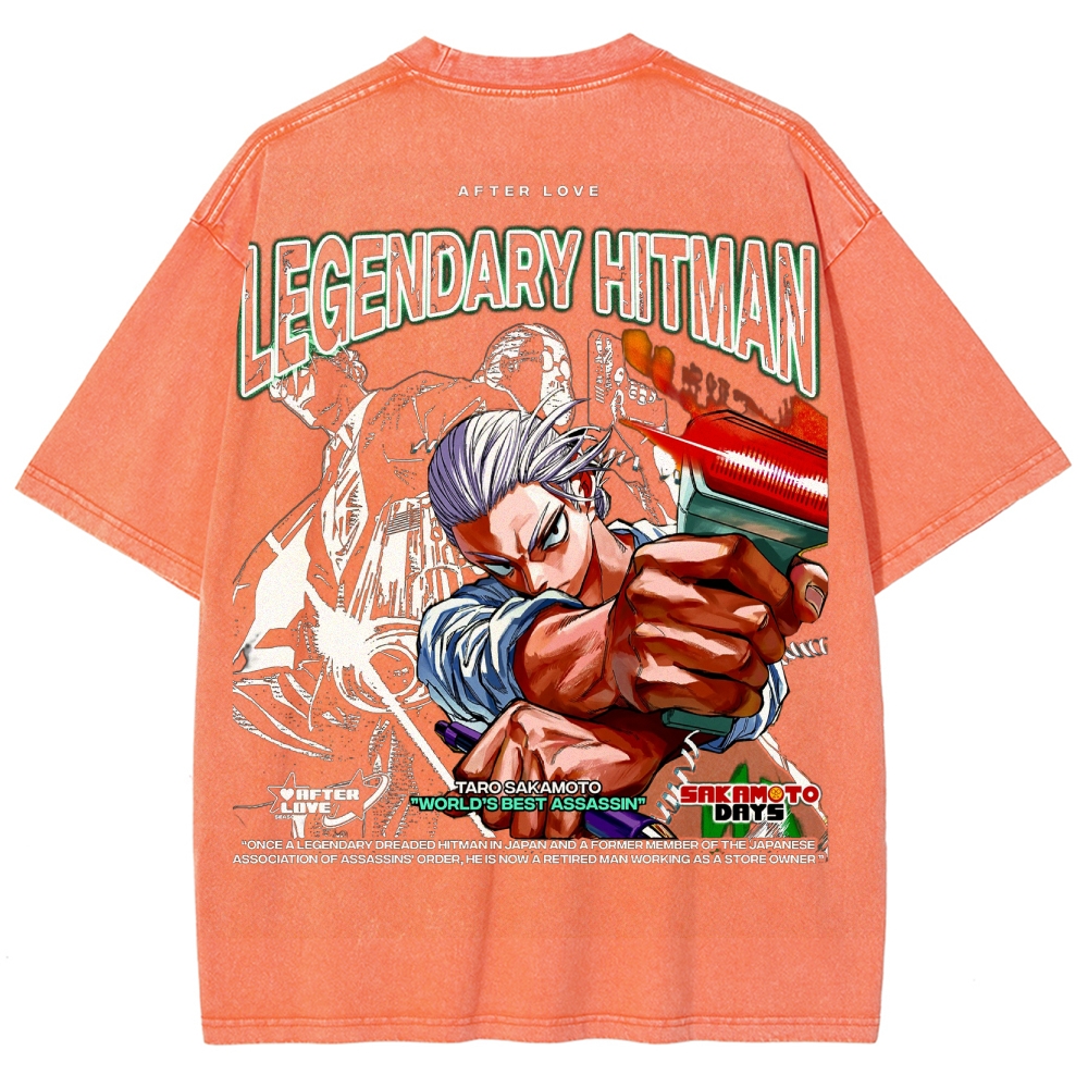 Sakamoto days Unisex Fit Washed T-Shirt 2502009423