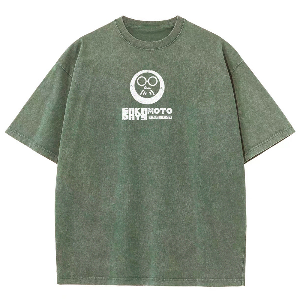 Sakamoto days Unisex Fit Washed T-Shirt 2502009423