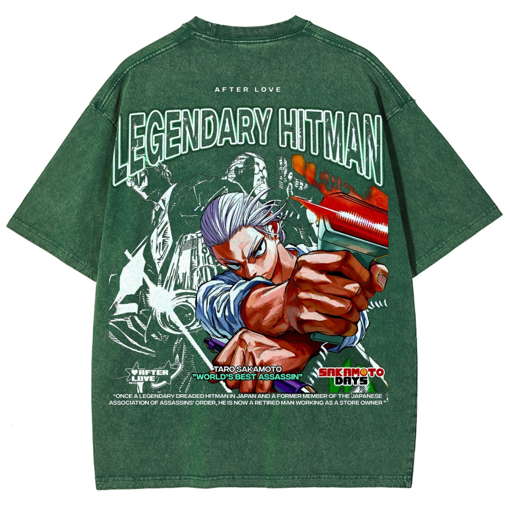 Sakamoto days Unisex Fit Washed T-Shirt 2502009423