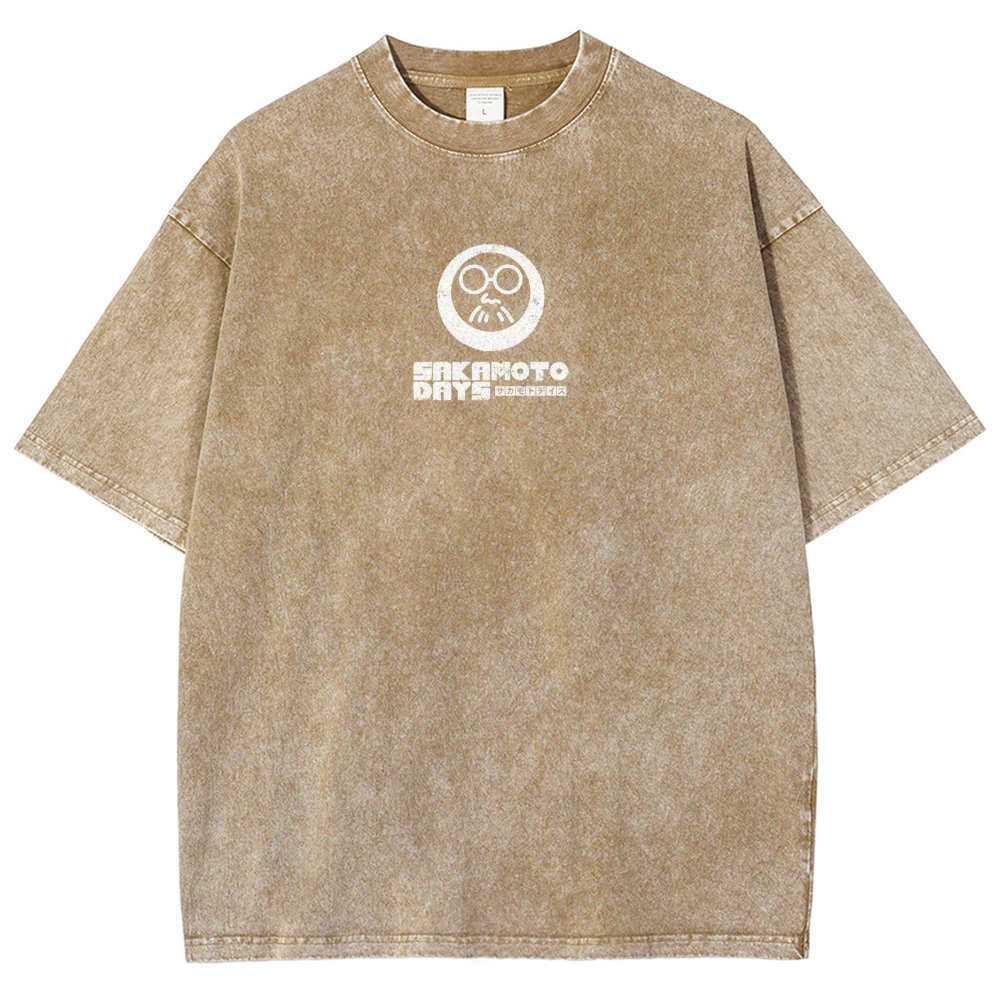 Sakamoto days Unisex Fit Washed T-Shirt 2502009424