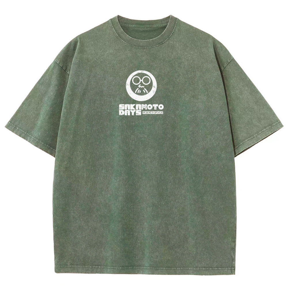 Sakamoto days Unisex Fit Washed T-Shirt 2502009424