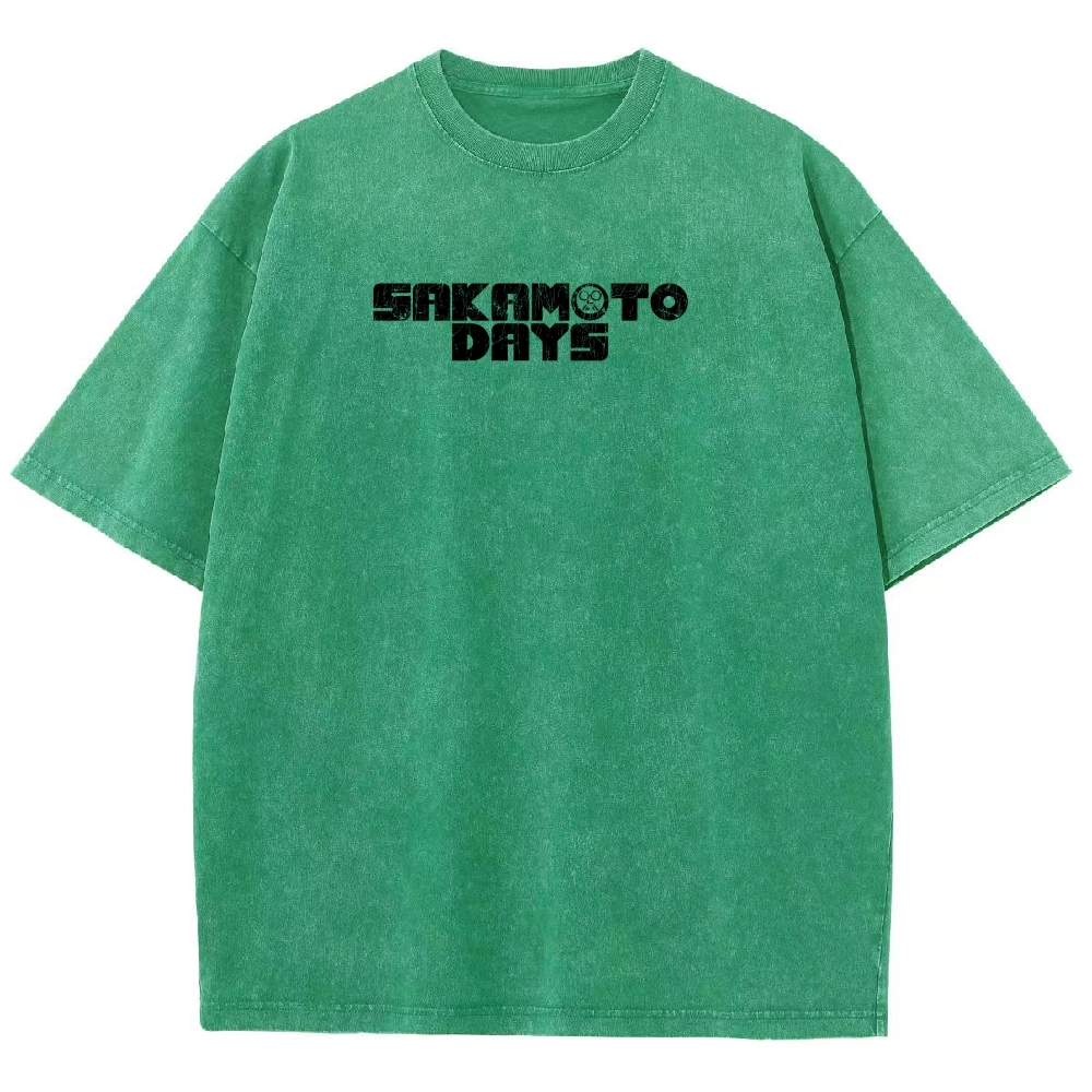 Sakamoto days Unisex Fit Washed T-Shirt 2502009429