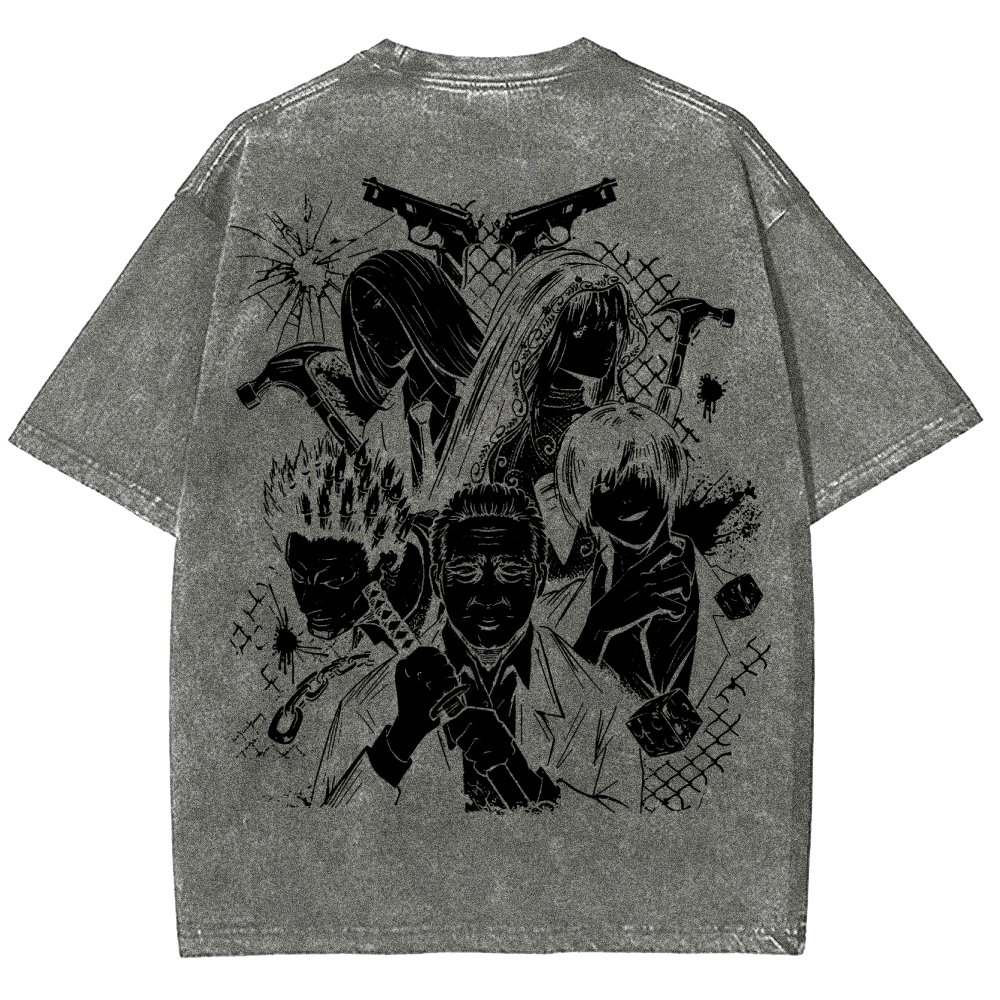 Sakamoto days Unisex Fit Washed T-Shirt 2502009429