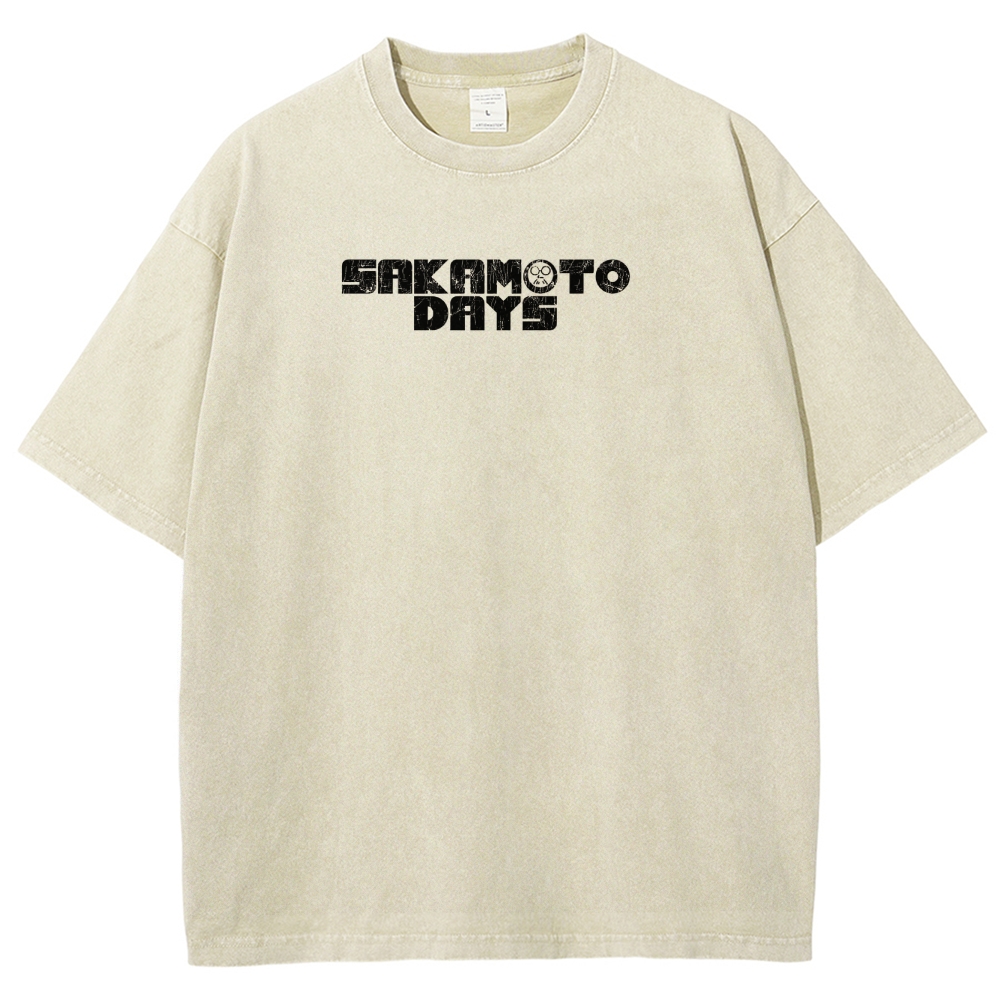Sakamoto days Unisex Fit Washed T-Shirt 2502009429