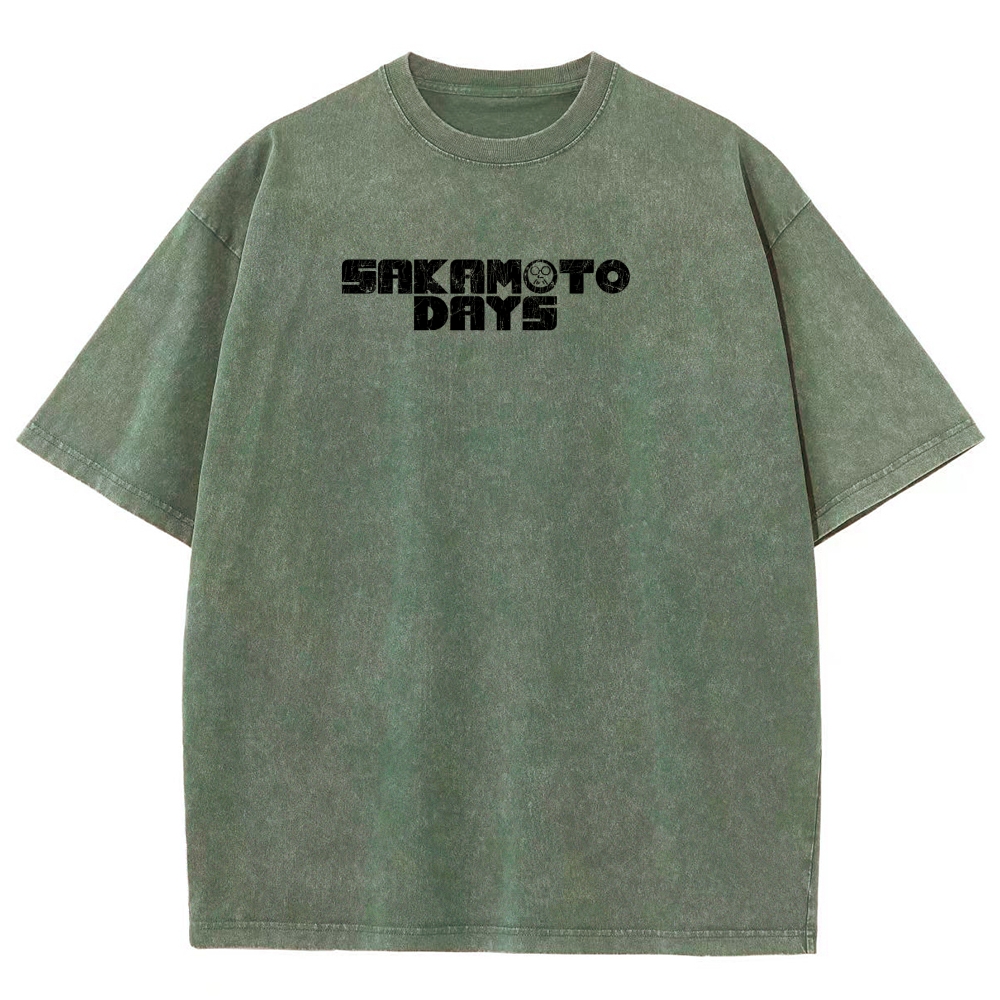 Sakamoto days Unisex Fit Washed T-Shirt 2502009429