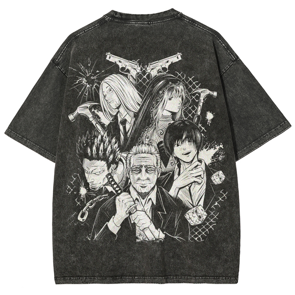 Sakamoto days Unisex Fit Washed T-Shirt 2502009429