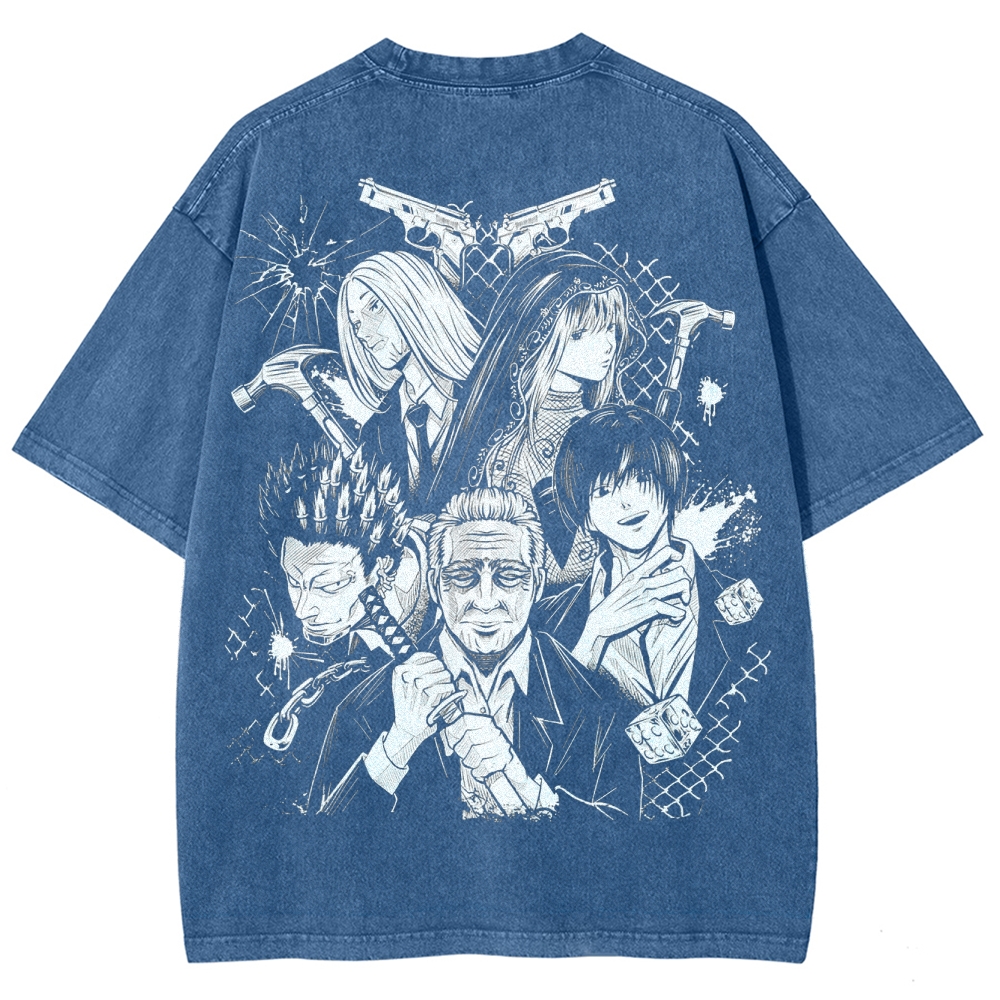 Sakamoto days Unisex Fit Washed T-Shirt 2502009429