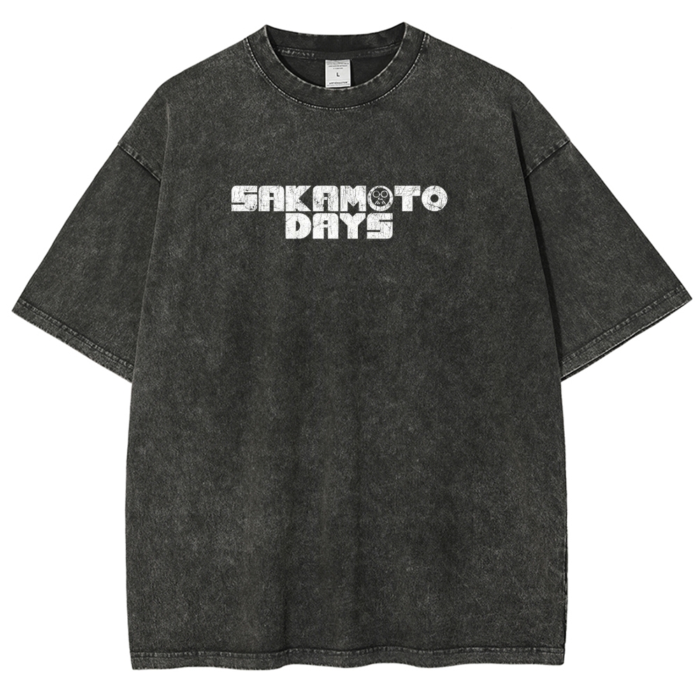 Sakamoto days Unisex Fit Washed T-Shirt 2502009436