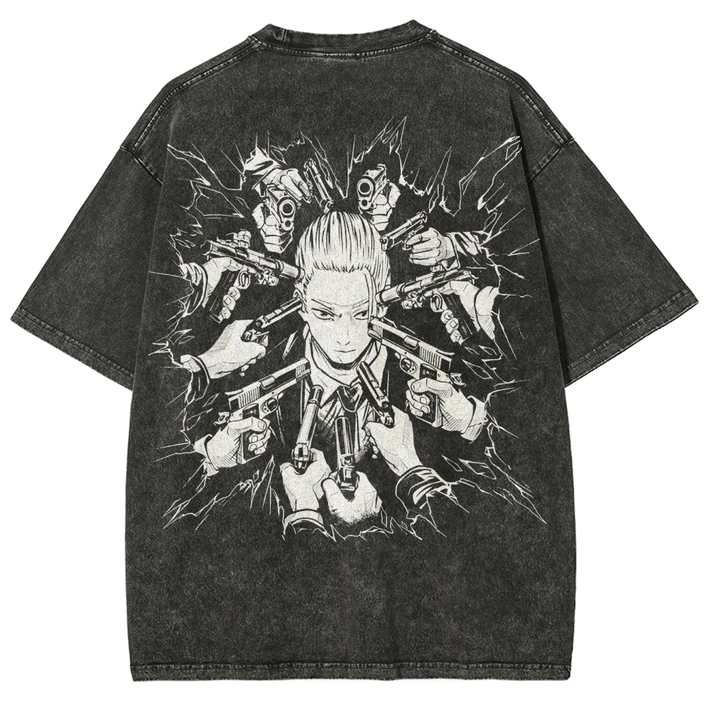 Sakamoto days Unisex Fit Washed T-Shirt 2502009436