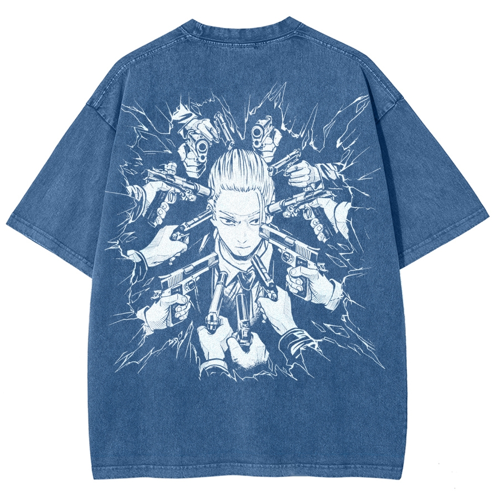 Sakamoto days Unisex Fit Washed T-Shirt 2502009436