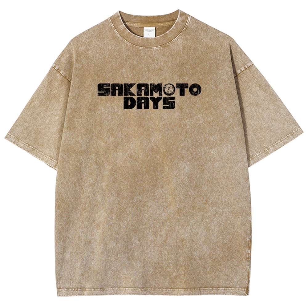 Sakamoto days Unisex Fit Washed T-Shirt 2502009436