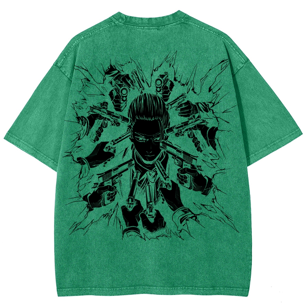 Sakamoto days Unisex Fit Washed T-Shirt 2502009436