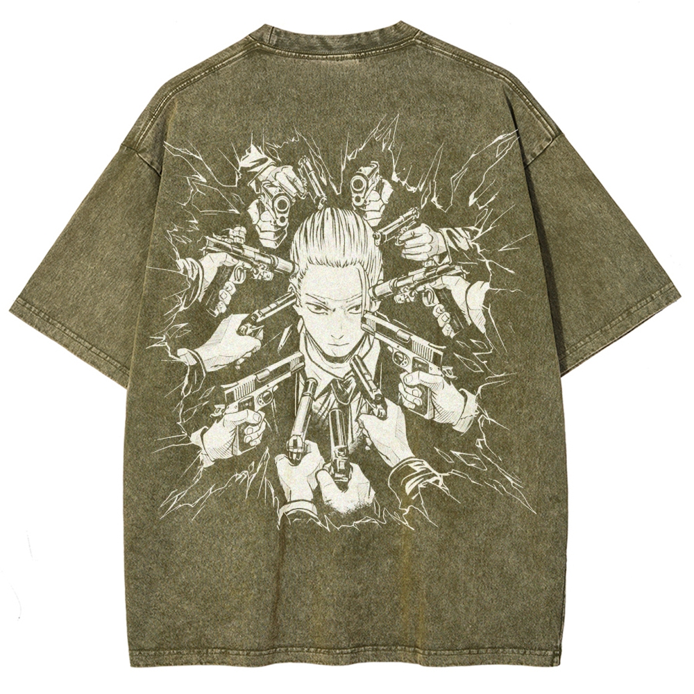 Sakamoto days Unisex Fit Washed T-Shirt 2502009436