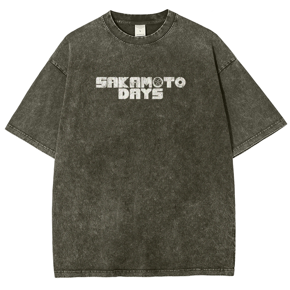 Sakamoto days Unisex Fit Washed T-Shirt 2502009436