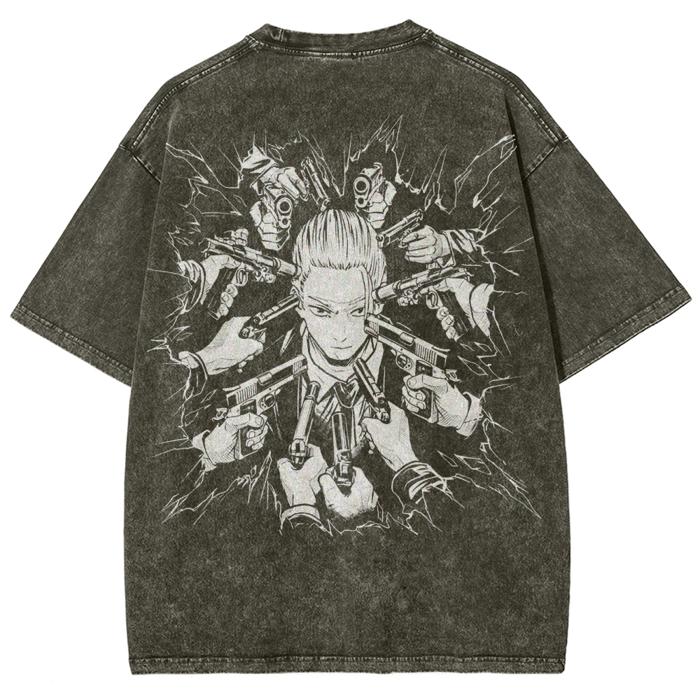 Sakamoto days Unisex Fit Washed T-Shirt 2502009436