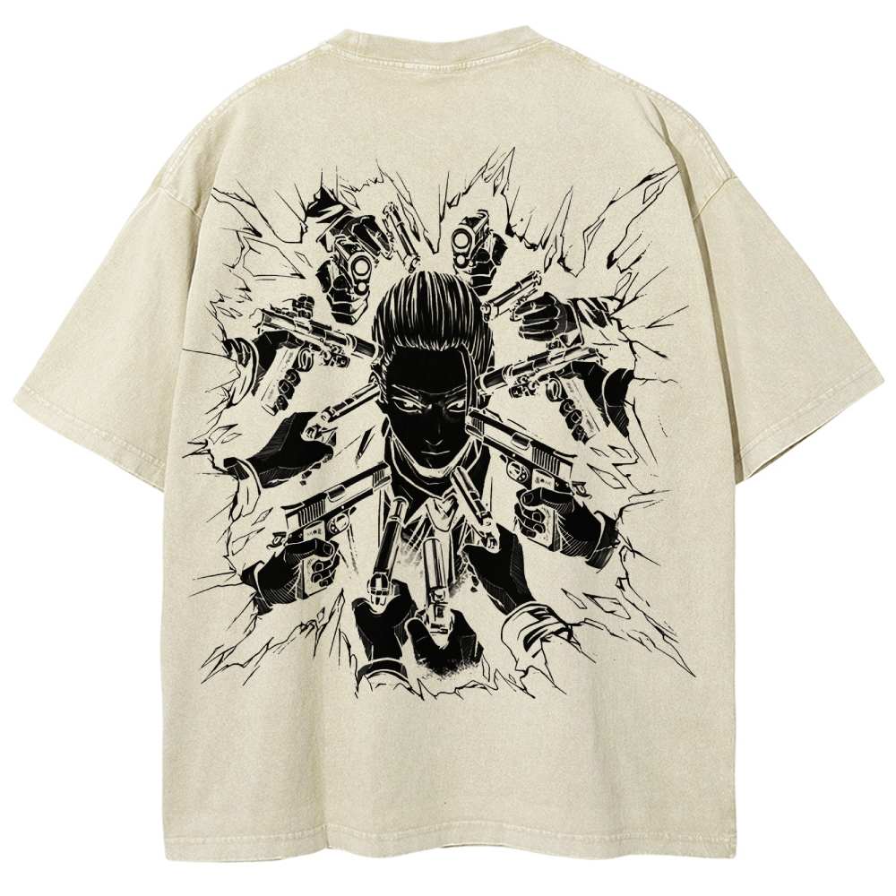 Sakamoto days Unisex Fit Washed T-Shirt 2502009436