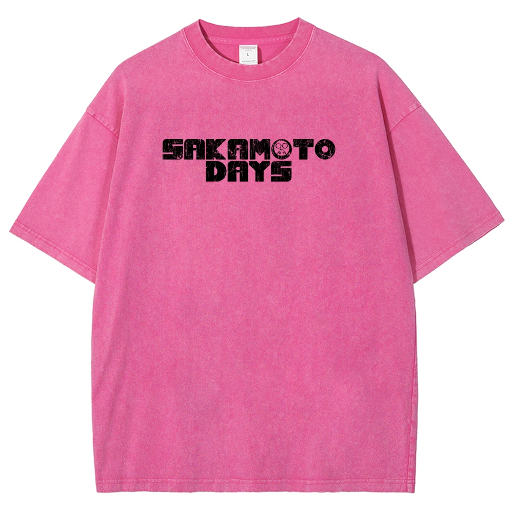 Sakamoto days Unisex Fit Washed T-Shirt 2502009436