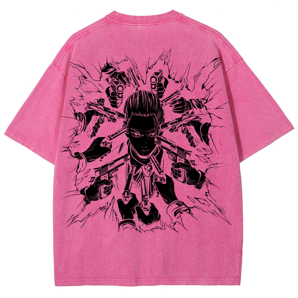 Sakamoto days Unisex Fit Washed T-Shirt 2502009436