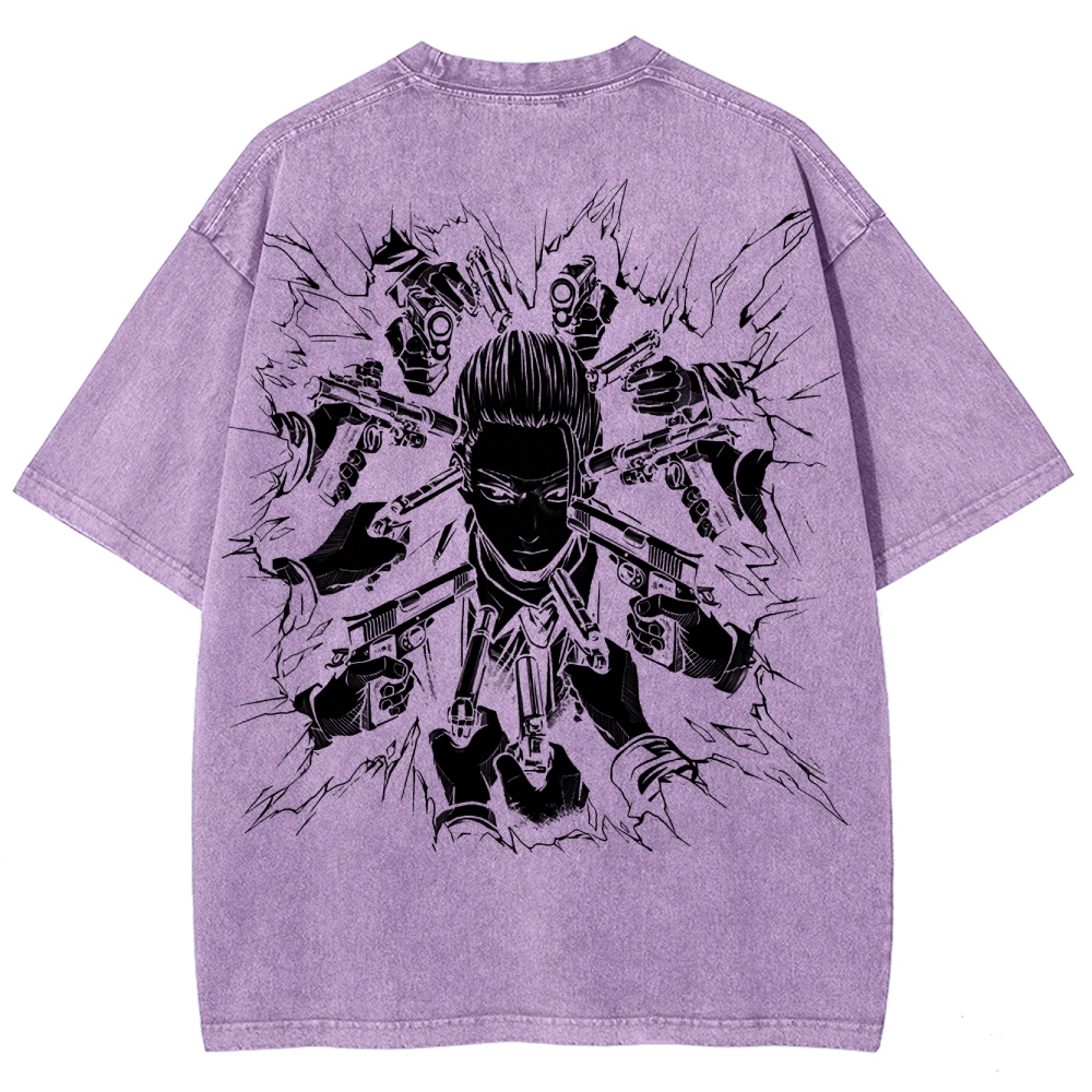 Sakamoto days Unisex Fit Washed T-Shirt 2502009436