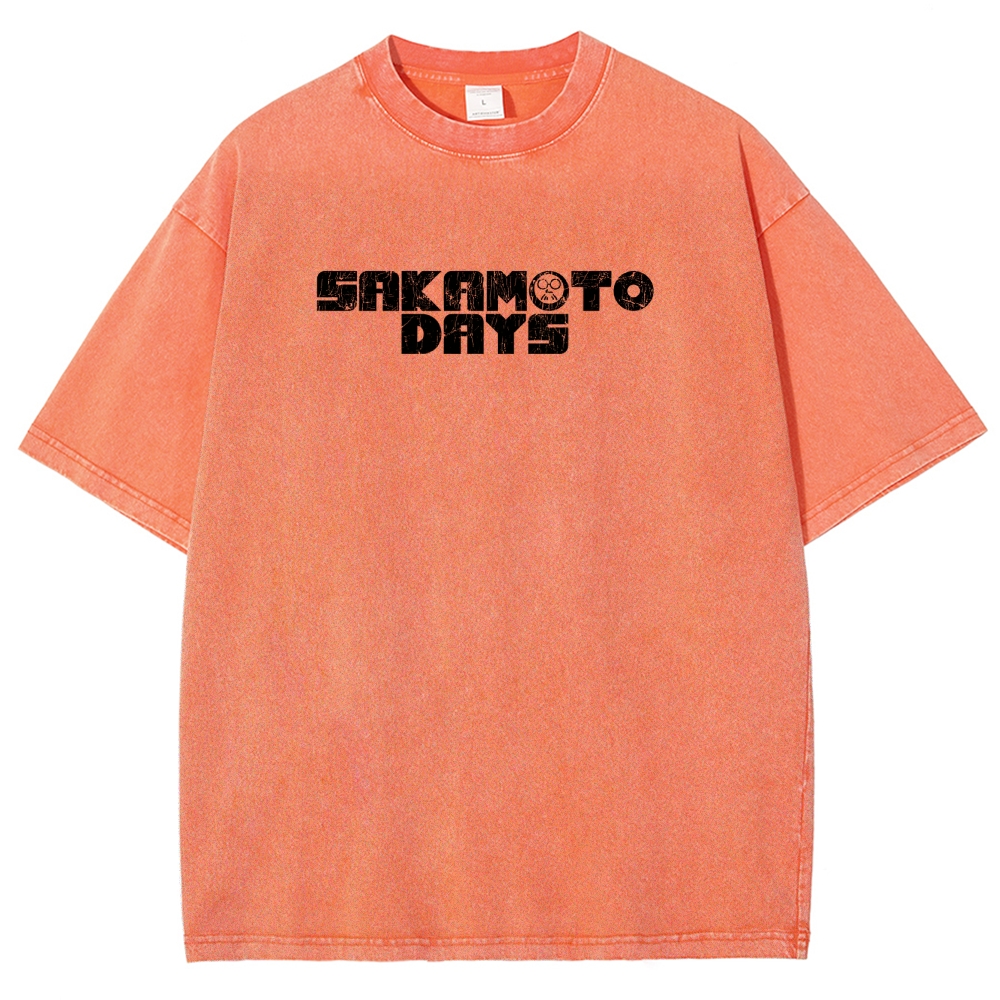 Sakamoto days Unisex Fit Washed T-Shirt 2502009436
